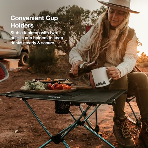 Helinox Table One Lightweight, Collapsible, Portable, Outdoor Camping Table - color: Black