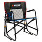 GCI Outdoor NASCAR Freestyle XL Rocker Camping & Sideline Sports Chair | Portable Folding Rocking Chair with Durable Armrests & Drink Holder | Great for Big and Tall, Black