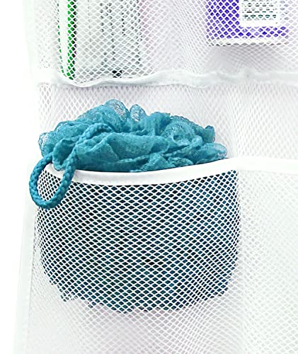 S&T INC. Shower Organizer, Shower Caddy & Bathroom Organizer, 2 Pack, White - color: Clear
