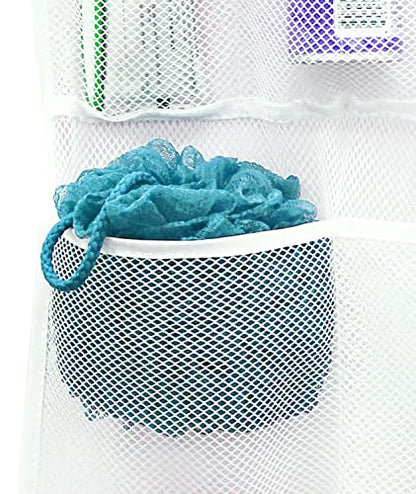 S&T INC. Shower Organizer, Shower Caddy & Bathroom Organizer, 2 Pack, White - color: Clear