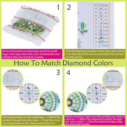 STGLCR Peacock Diamond Art Hanging Kit for Adult,Special Shaped Rhinestone,DIY Acrylic 5D Diamond Art Painting Window Pendants Home Garden Wall Hanging Kits Hanging Ornament,Double Sided. - color: peacock