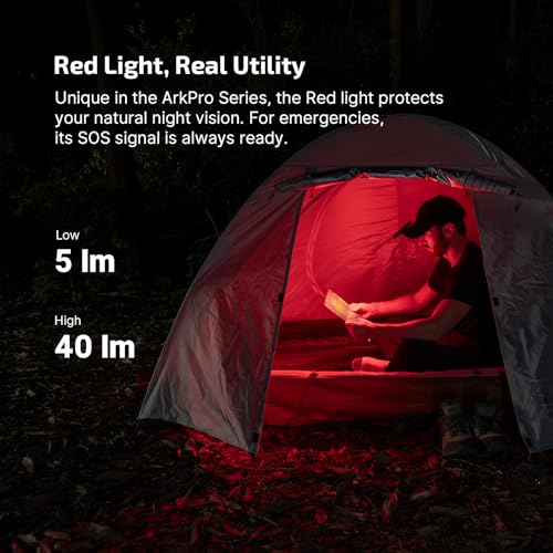 OLIGHT ArkPro Lite Flat Pocket Flashlight, Rechargeable Portable 1200 Lumens with White LED, Red Light, and UV Light, Triple Sources for Pet Urine Detection, Camping, Emergency, Working (Matte Black) - color: Matte Black