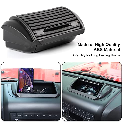 RT-TCZ Dashboard Storage Box Tray Organizer Interior Accessories for Jeep Wrangler JK JKU 2011-2018