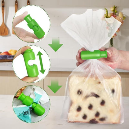 Bag Clips, New Chip Bag Food, Reusable Grocery Bag Clips, Snack Bread Closure Clip, Food for Bags Plastic (3 Pcs) - color: 3 Pcs