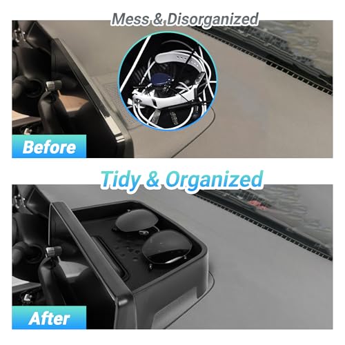 Center Console Organizer Dashboard Tray Compatible With 2022-2026 Honda Civic Interior Accessories, Dashboard Storage Organizer Box, Fits 7-inch and 9-inch screen