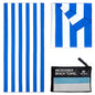 Quick Dry Towel Extra Large 78x35 Inch - Microfiber Beach Towel - Perfect for Beach, Travel, Swimming, Pool, Yoga, Hiking, Camping - Lightweight, Fast Drying, Compact for Adults (Cabana Blue) - color: Cabana Blue, style: Extra Large 78x35"
