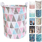 Merdes 19.7’’ Waterproof Foldable Laundry Hamper, Dirty Clothes Laundry Basket, Linen Bin Storage Organizer for Toy Collection (Triangle) - color: Triangle