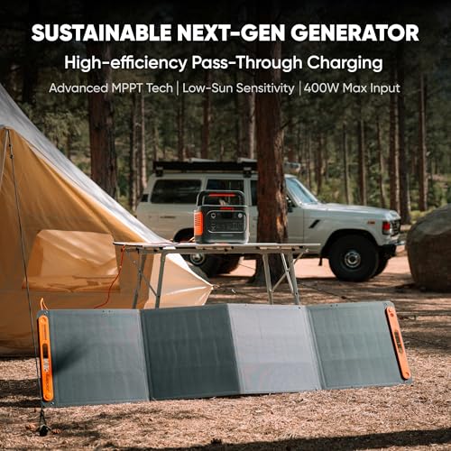 Jackery Explorer 1000 v2 Portable Power Station and Carrying Bag, 1070Wh LiFePO4 Battery,1500W AC/100W USB-C Output, 1 Hr Fast Charge, Solar Generator for for Outdoor, Camping - style: E1000v2+Carrying Bag