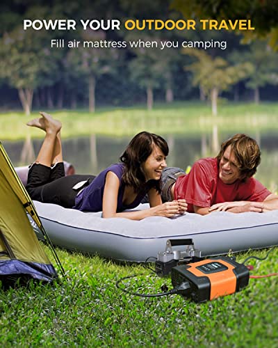Ampeak 750W Power Inverter, 12V DC to 110V AC, 11 Protections | 1500W Surge Peak, 2 AC Outlets, Dual USB 4.8A,for Car Truck RV Appliances - style: 750W