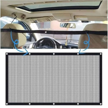 OUTMX Dog Car Barrier for 2020 2021 2022 2023 2024 2025 Kia Soul, Adjustable Pet Barriers Net Behind Front Seats Kid Divider Car Accessories Safety Travel