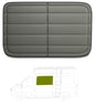 Extra-Thick Crew Window Cover for Ram Promaster,2014-2026,Cold Weather Essentials,Magnetic Direct Fit Driver Side,Insulated, AllSeasonGuard Pro - color: Gray - Pro, size: Crew Window