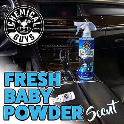 Chemical Guys Total Interior Cleaner and Protectant, Interior Car Cleaner Cleans & Protects Leather, Vinyl, Plastic, Rubber, Glass with a Showroom Finish, Safe for Trucks, SUVs, RVs & More, 128 oz - size: 128 Fl Oz (Pack of 1)