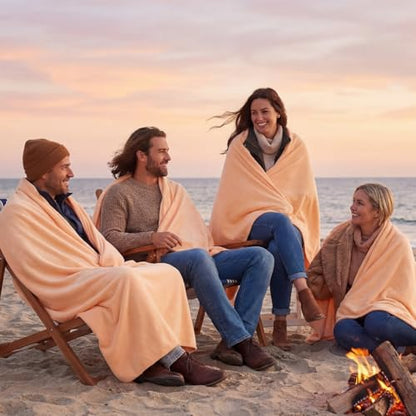 Buryeah 10 Pcs Fleece Blanket Bulk Soft Warm Blankets Cozy Fleece Lightweight Throw Blankets Plush Pet Throw Blanket for Home Bed Sofa Office Wedding Gifts Travel(50" X 60",Light Orange) - color: Light Orange