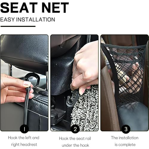 Dog Car Barrier for Nissan Frontier 1997-2025 D41,Vehicle Pet Barrier Backseat Mesh Dog Car Divider Net,Pet Car Back Seat Barrier Net,Safety Travel Accessories