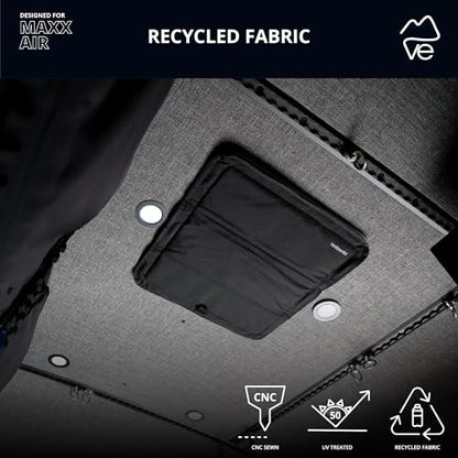 VanEssential Magnetic Insulated Blackout Roof Vent Cover Designed for (MaxxAir/Fantastic Fan) 16.5" x 16.5" - Black - color: Black