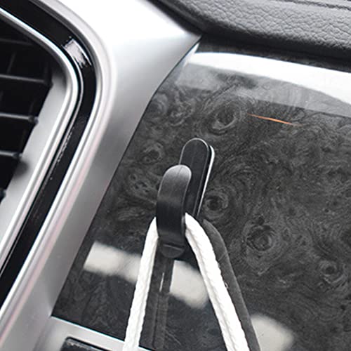 FAVOMOTO 4PCS Car Mini Hooks, Plastic Adhesive Car Dashboard Hook Seatback Organizer Vehicle Interior Accessories Stickers for Key Earphone Charging Cable