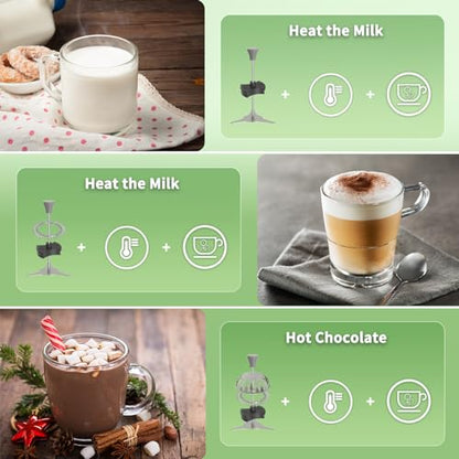 Maestri House Milk Frother, Variable Temp and Froth Thickness DualFro 600 Milk Frother Steamer, 21OZ Smart Touch Control Milk Warmer, Dishwasher Safe, Memory Function for Latte&Hot Chocolate (White) - color: White