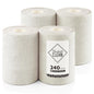Fantasticlean Microfiber Cleaning Cloth Roll 4 Rolls 240 Pack, Tear Away Paperless Towels, 8" x 8", Reusable Washable Rags, House Kitchen, Pet, Office, Indoor Outdoor, Compact and Portable (Off-White) - color: 4 Off-white