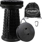 2026 Heavy Duty XXXL Collapsible Stool with Thick Cushion&Carry Bag,More Sturdy 1000LBS Capacity,20.1" Taller&13" Wider Foldable Telescoping Stool for Adults,Outdoors,Camping,Fishing,BBQ
