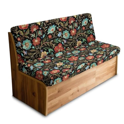 Floral Pattern 2 PCS RV Dinette Cushion Covers Wear-Resistan Camper Seat Covers Dinette Booth Camper Cushion Slipcover Sofa Slipover for Travel Trailer Couch - color: Floral