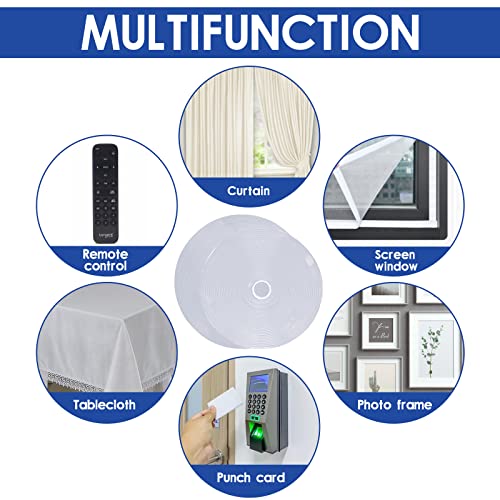 3/4 Inch x 82 Feet Black Hook Loop Strips with Adhesive Heavy Duty, Multi-Purpose Hook and Loop Tape, Double Sided Hook Loop Rolls, Picture Hanging Strips, TV Accessories, TV wall Adhesive Tape - size: 3/4in x 82ft, style: White