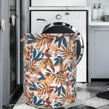 Merdes 19.7’’ Waterproof Foldable Laundry Hamper, Dirty Clothes Laundry Basket, Linen Bin Storage Organizer for Toy Collection (Plant Yellow) - color: Plant Yellow