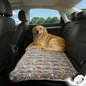 Thickened Dog Bed for Car Back Seat, Upgraded Bottom Non-Slip, Fits Hard Bottom car seat Cover for Dogs, Premium Mixed Color, Dog Car Seat Cover - color: Gray-paw