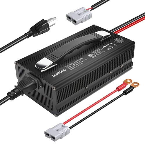 14.6V 30A LiFePO4 Battery Charger Fast Charging 12V Lithium Battery Charger with Anderson Connector and LED Indicator & Handle Charger for Deep Cycle Rechargeable Batteries of Home,RV - size: 14.6V 30A Charger