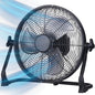 ZZE 14 Inch Battery Operated Fan Rechargeable, Upgraded with High Airflow Metal Blade Camping Fan, Cordless, Quiet, USB Phone Charge, 5-72H Working Time - size: 14 Inch