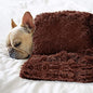 Pet Dog Bed Blankets, Fluffy Fleece Dog Throw Blankets Sleep Mat,Soft Puppy Blankets Cat Kitten, S M L XL,Fuzzy Reversible Sherpa Blanket for Bed, Couch, Sofa, Travel,Washable & Lightweight - color: Brown, size: 40 INCH X30 INCH