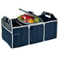 Picnic at Ascot 3 Section Folding Trunk Organizer- with Removable Cooler- Designed & Quality Approved in the USA - color: Navy