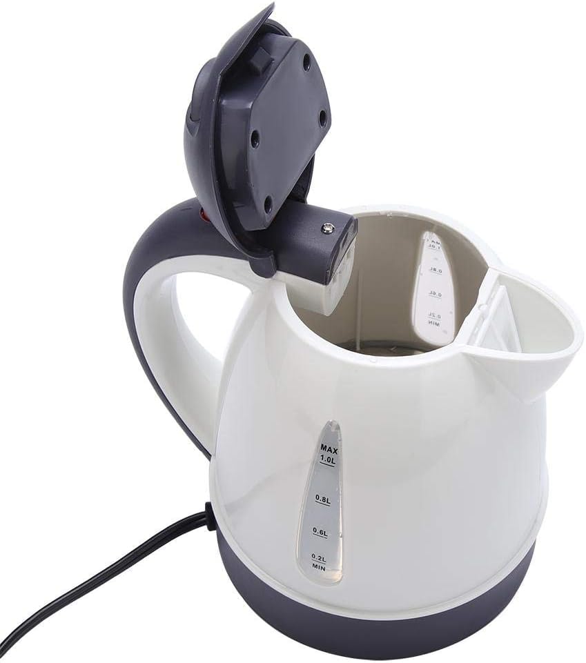 Portable Electric Travel Kettle, 12V Car Water Heater, 1000ml Capacity, car kettle,12v water heater