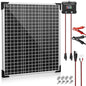 Voltset 50W 24V Solar Panel Kit, Solar Battery Maintainer with MPPT Charge Controller Adjustable Bracket, Solar Battery Charger for RV Car Boat Tractor and Camping - size: 50W-24V
