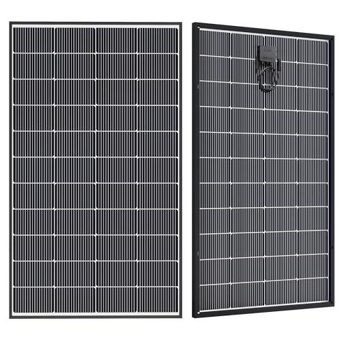 200W Bifacial Solar Panel, N-Type 16BB Monocrystalline Solar Panel, 25% High Efficiency, IP65 Waterproof, for RV Home Boat Marine Off-Grid Solar System - size: 200W N-type Panel