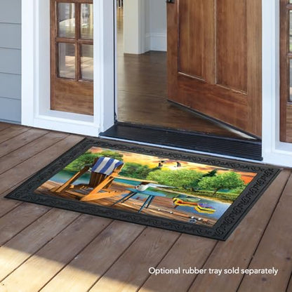 Briarwood Lane Lakeside Escape Summer Doormat - color: Lakeside Escape