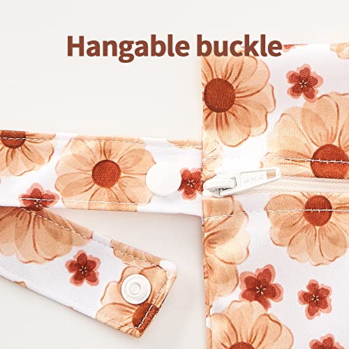 Happy Flute 3 Set Wet Bag Storage Bag Waterproof Washable for Baby | Travel Bags, Beach, Pool, Gym Bag for Swimsuits & Wet Clothes(Flower) - color: Flower