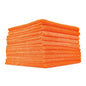 The Rag Company - Edgeless 365 Microfiber Towels (10-Pack) Premium 70/30 Blend, Professional Polishing, Wax Removal, Auto Detailing, 365gsm, 16in x 16in, Orange - color: Orange