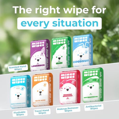 Impossibly Compact Travel Flushable Wipes - 99.5% Water and Aloe - Safe for Sensitive Skin & Hypoallergenic - Travel Essentials for Adults & Kids, Unscented, 8 Pack 48 Wipes - size: 6 Count (Pack of 8)