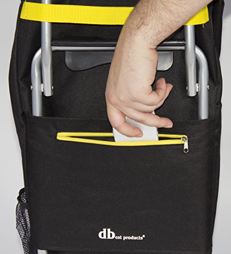 dbest products Trolley Dolly Shopping Grocery Foldable Cart Storage Mom, Sunflower - color: Sunflower, style: Cart