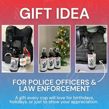 Arrest My Vest Military and Police Grade Odor Eliminating Spray for Body Armor, Tactical Gear. Safe on K9's, ballistic vests and all fabrics including leather - Unscented - 2 16 oz Bottles - size: 32 fl oz (2 Bottles)