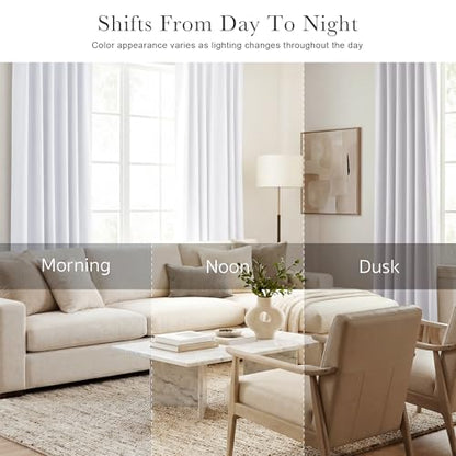 Pony Dance Blackout Curtains Thermal Insulated Window Treatment Panels Room Darkening Shade Drapes for Living Room Back Tab/Rod Pocket Bedroom Draperies, 34 x 63 Inch, Pure White, 2 Panels - color: Pure White, size: 34"W x 63"L (Pack of 2)