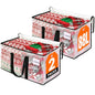 RoomHacks Clear Heavy Duty Extra Large Moving Bags, Reinforced Handle and Double Zipper, Storage Bags Alternative to Moving Box (2 Packs) - size: 88L- 2Packs