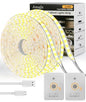 Under Cabinet Lighting Wireless, 2 Pack 5000mAh 13FT COB Motion Sensor Led Light Strips Indoor, Rechargeable Battery Powered Motion Activated Stair Shelf Closet Cabinet Counter Led Strip Tape Lights