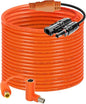 Solar Connector to DC 8mm Adapter Cable 35FT, 12AWG + 14AWG Tinned Copper Wire with DC7909 to DC8020 Adapter, Heavy Duty Charging Cable for Portable Power Station, RV, Outdoor Camping - size: 35FT