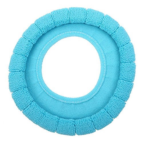 Toilet Seat Covers for Bathroom - 3PCS Soft Thicker Warmer Padded Cloth Covers, Washable Stretchable Bathroom Toilet Seat Cover Lid Warmers, Toilet Cover Warm Seat Pads (Blue Gray Green) - color: Blue Gray Green