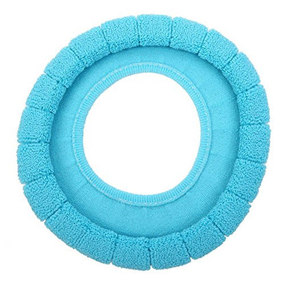 Toilet Seat Covers for Bathroom - 3PCS Soft Thicker Warmer Padded Cloth Covers, Washable Stretchable Bathroom Toilet Seat Cover Lid Warmers, Toilet Cover Warm Seat Pads (Blue Gray Green) - color: Blue Gray Green