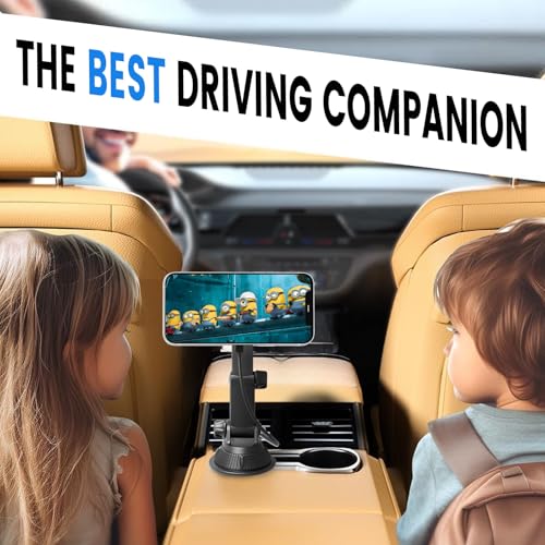 OHLPRO for MagSafe Cup Holder Car Mount Charger for iPhone 17, 15W Fast Charging Magnetic Cupholder Phone Mount, Compatible with iPhone 16 15 14 13 12 Series, for Kids Road Trip Essentials - color: Sliver