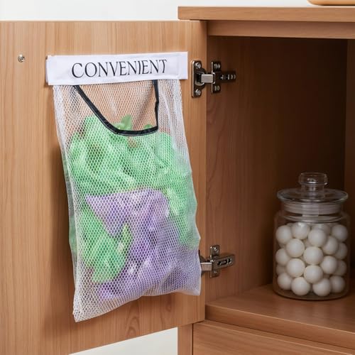 3 Pack Plastic Bag Holder,Wall Mount Grocery Bag Storage Organizer for Home Kitchen Trash Bags Holder Dispenser for Grocery Shopping Bags Organizer