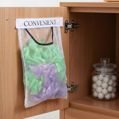 3 Pack Plastic Bag Holder,Wall Mount Grocery Bag Storage Organizer for Home Kitchen Trash Bags Holder Dispenser for Grocery Shopping Bags Organizer