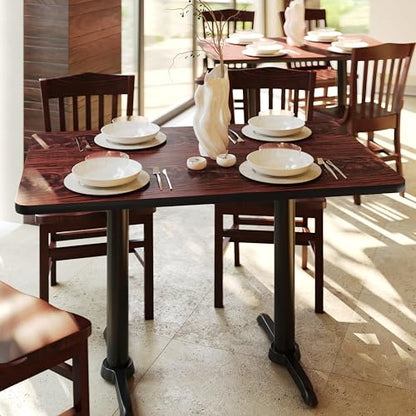Flash Furniture Glenbrook 30'' x 48'' Rectangular Table Top with Black or Mahogany Reversible Laminate Top - color: Black/Mahogany, size: 30" x 48" Rectangular